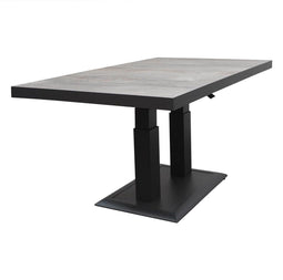 Loungetafel verstelbaar Prato Negro 140x85cm