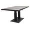 Loungetafel verstelbaar Prato Negro 140x85cm