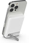 Belkin Boost Charge - Magnetische Draadloze Powerbank 5000mAh met Standaard - MagSafe Compatibel - Wit