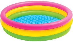 INTEX Sunset - Opblaasbaar zwembad - 3 ringen - 147x33 cm - Roze