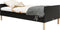 Bopita Floris bed 90x200 - Mat Zwart/Naturel