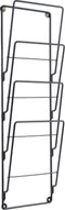 Present Time Tijdschriftenrek Wire - Staal Mat Zwart - 60x19cm - Scandinavisch