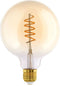 EGLO LED Lamp vintage look - E27 - Ø 7,5 cm - E27 - Amberkleurig