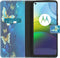 iMoshion Hoesje Geschikt voor Motorola Moto G9 Power Hoesje Met Pasjeshouder - iMoshion Design Softcase Bookcase - Meerkleurig / Blue Butterfly