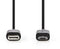 Nedis CCGL60750BK10 - USB-C 2.0-kabel - Snelle dataoverdracht en laden - Zwart