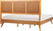 ISTRES - Tweepersoonsbed - Lichthout - 180 x 200 cm - MDF