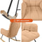 Noella Schommelstoel - Relaxstoel - Hoge rugleuning - Bruin Mocha Mousse
