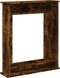 vidaXL - Haardombouw - 75x20x87,5 - cm - bewerkt - hout - gerookt - eikenkleurig
