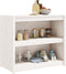 vidaXL - Keukenkast - voor - buiten - 106x55x92 - cm - massief - grenenhout - wit