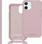 iMoshion Hoesje Geschikt voor iPhone 12 Mini Hoesje Met Koord - iMoshion Color Backcover met afneembaar koord - Roze