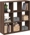 vidaXL - Kamerscherm - / - boekenkast - 102x29x103,5 - cm - hout - bruin - eikenkleur