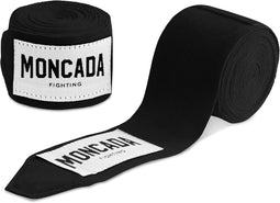 Moncada Fighting - Boksbandage - 4m - Elastisch - Zwart