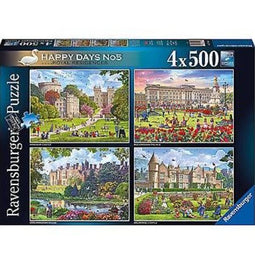 Ravensburger Happy Days Legpuzzel (4 x 500 stukjes)