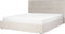 LORIENT - Bed met opbergruimte - Beige - 180 x 200 cm - Polyester