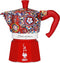 Bialetti Dolce&Gabbana Moka Express Blauw, Rood, Wit