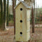 Esschert Design Vogelhuisje - Hout naturel - 19,5 x 16,5 x 51,5 cm