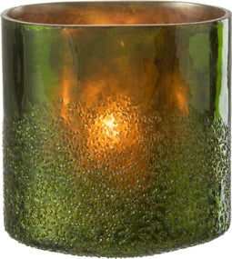 J-Line windlicht Spiegel - glas - groen - extra large