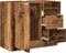 vidaXL - Wastafelkast - 63x30x54 - cm - bewerkt - hout - oud - houtkleurig