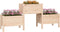 vidaXL - Plantenbak - 178,5x44x75 - cm - massief - grenenhout
