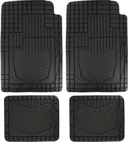 Michelin Universele Automatten rubber - Antislip - Op maat knipbaar - Zwart (4 stuks)