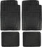 Michelin Universele Automatten rubber - Antislip - Op maat knipbaar - Zwart (4 stuks)