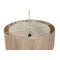 Home ESPRIT - Plafondlamp - Jute Metaal Touw - Bruin 60 x 60 x 50 cm