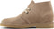 Clarks Desert Boot 2 - Hoge veterschoenen - Leren uitneembaar voetbed - Sand Suede - Maat 36