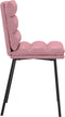 vidaXL - Eetkamerstoelen - 2 - st - fluweel - roze