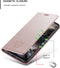 Hoesje Geschikt voor Oneplus Nord N10 met Anti Skim Bescherming - Pasjes Bookcase RFID Beschermd Cover - Roze Goud - Luxe Telefoonhoesje Wallet Case Pasjeshouder PU Leder