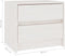 vidaXL - Nachtkastje - 40x30,5x35,5 - cm - massief - grenenhout - wit