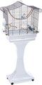 Imac Vogelkooi Sofia - Vogelkooi - Hoge onderbak schuiflade - Lichtgrijs 62,5x33x61 cm
