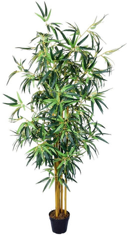 Decoratieve plant Cement Weefsel Bamboe 150 cm