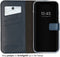 Selencia iPhone 14 Plus - Echt Lederen Bookcase - 3 Pashouders - Blauw