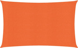 vidaXL - Zonnezeil - 160 - g/m² - 2x4,5 - m - HDPE - oranje