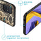 iMoshion Hoesje Geschikt voor Samsung Galaxy A71 Hoesje Siliconen - iMoshion Design hoesje - Goud / Zwart / Golden Leaves