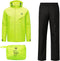 Infinity Goods Regenpak Nikki - 2-delig - Waterdicht Ademend Reflecterend - Fluo Geel