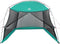vidaXL - Camping - Muggennet - met - Deur - Groen - 4-Persoons - Waterdicht