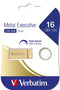 Verbatim Metal Executive - USB-stick 16GB - USB 3.0 - Goud