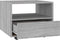 vidaXL - Salontafel - 55x55x40 - cm - bewerkt - hout - grijs - sonoma - eikenkleurig