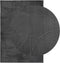 vidaXL - Vloerkleed - IZA - laagpolig - Scandinavisch - 120x170 - cm - antraciet