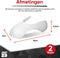 JUST23 Sneaker Crease Protector - Anti Crease - Wit - Maat 35-40 (S) - Sneaker Shield (2 stuks)