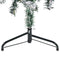 vidaXL - Kunstkerstboom - half - met - sneeuw - smal - 120 - cm