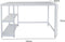Bureau Stoer - computertafel - industrieel design - 120 cm breed - wit