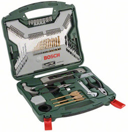 Bosch X-Line - 103-delige borenset - HSS-TiN metaalboren en hardmetalen steenboren (1 set)