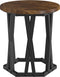 vidaXL - Nesting - Tafelsets - 3 - st - Gerookte - Eik - Gelaagd - Hout