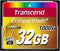 Transcend 400x - CompactFlash Card - 32GB - 90MB/s lezen 45MB/s schrijven