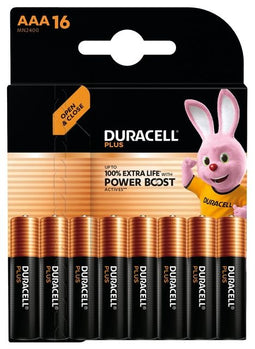Duracell - Batterij duracell plus powerboost aaa x16 | 10 stuks