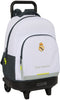 Real Madrid C.F. - Schoolrugzak - Ergonomische bekleding - Wit 33 x 45 x 22 cm