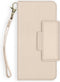 Selencia Hoesje Geschikt voor iPhone 11 Hoesje Met Pasjeshouder - Selencia Llyr 2-in-1 Uitneembare Slang Bookcase - Wit