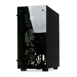 iBox PASSION V4 - Mini Tower PC - 3x 120 mm ventilatoren - Zwart
